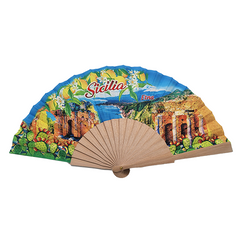 Sicilian wooden fan
