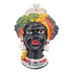 Black Moor's Head Magnet for Women